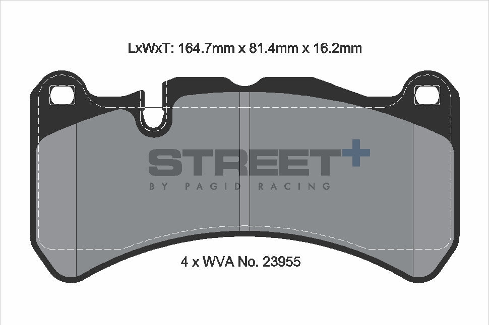 Pagid Street Plus brake pads T8052SP2001