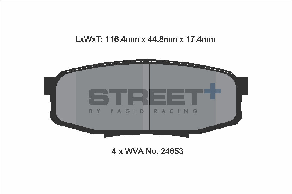 Pagid Street Plus brake pads T8084SP2001