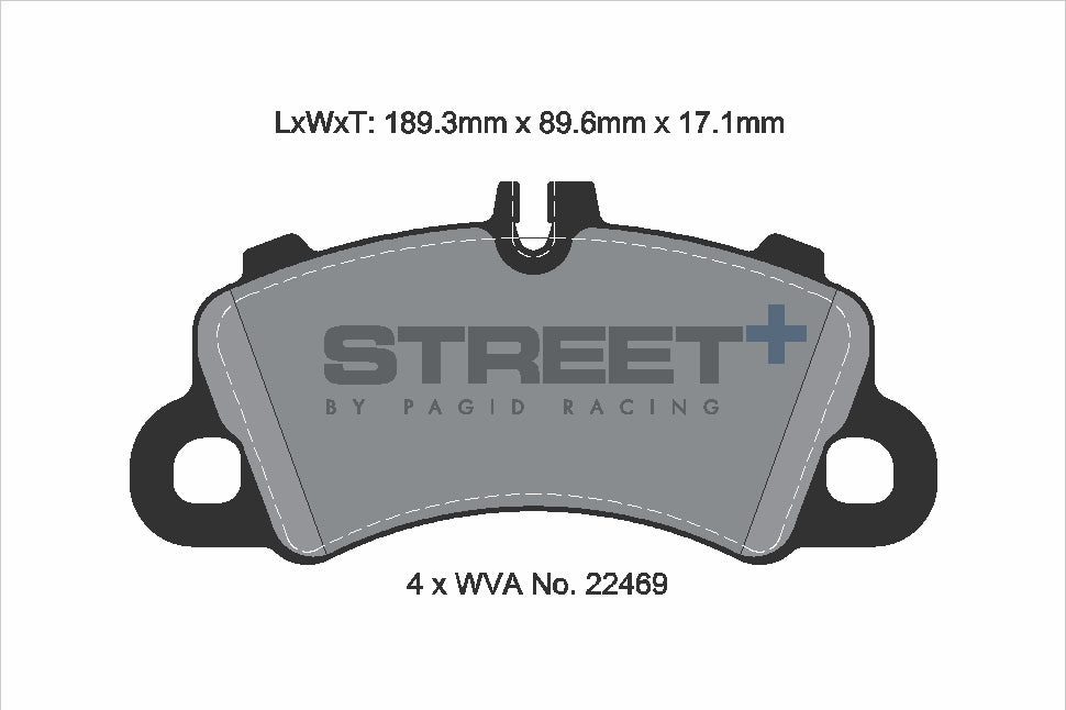 Pagid Street Plus brake pads T8271SP2001
