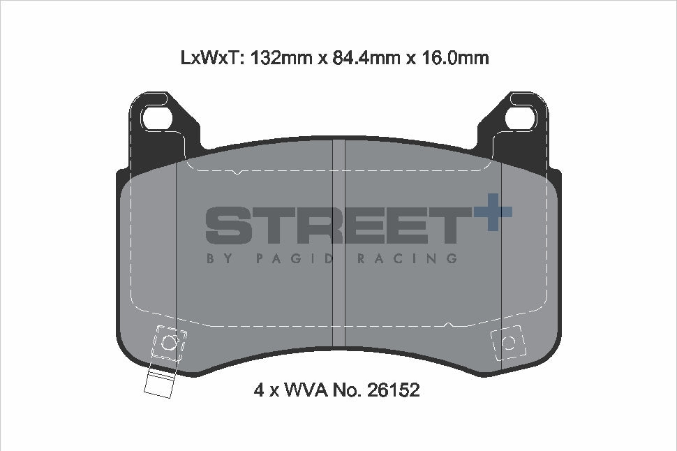 Pagid Street Plus brake pads T8280SP2001