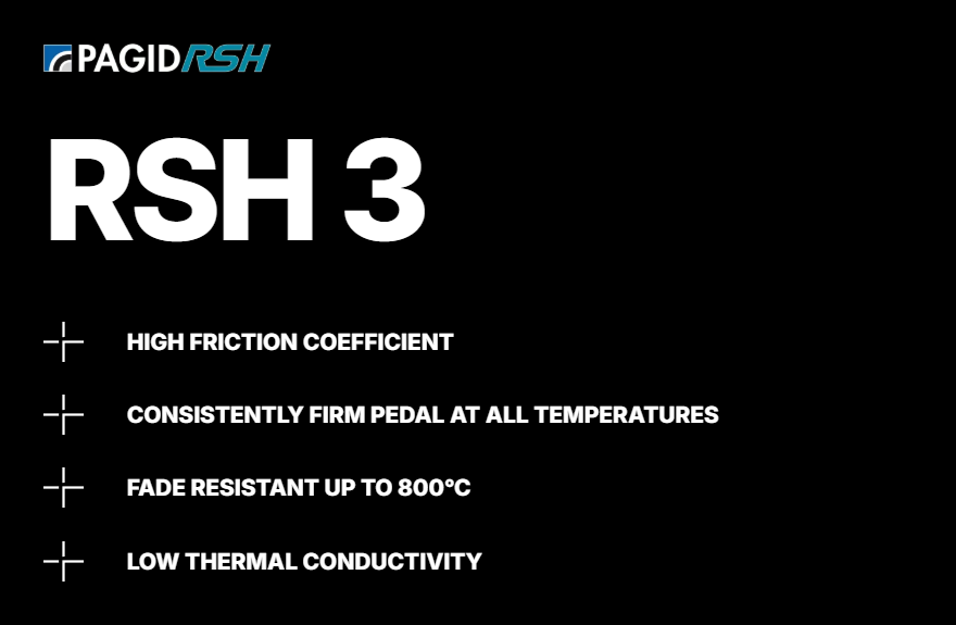 Pagid RSH 3 compound features