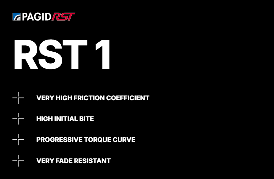 Pagid RST 1 compound features